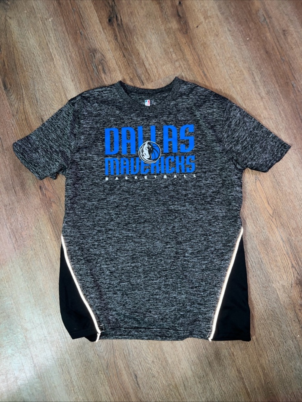 NBA Dallas Mavericks Black & Blue Heather Performance Shirt XL official NBA